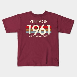 Vintage 1961 All Original Parts Kids T-Shirt